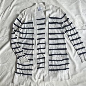 Old Navy Striped Open Cardigan